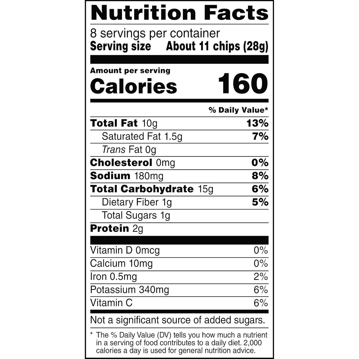 Ruffles Cheddar & Sour Cream Flavored Potato Chips, 8 oz