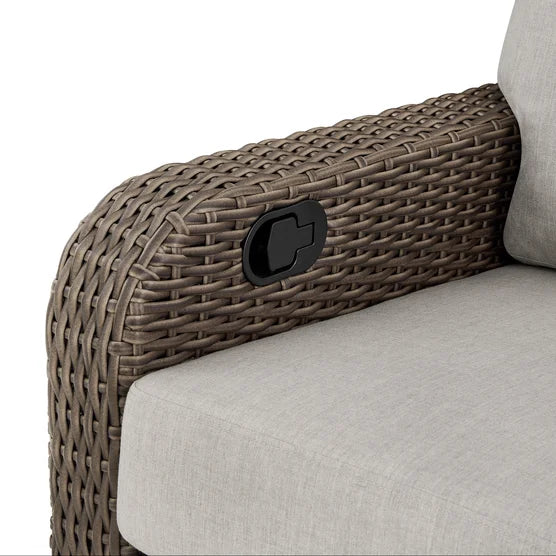 Thomasville Elko 3-piece Outdoor Swivel Glider Recliner Set*