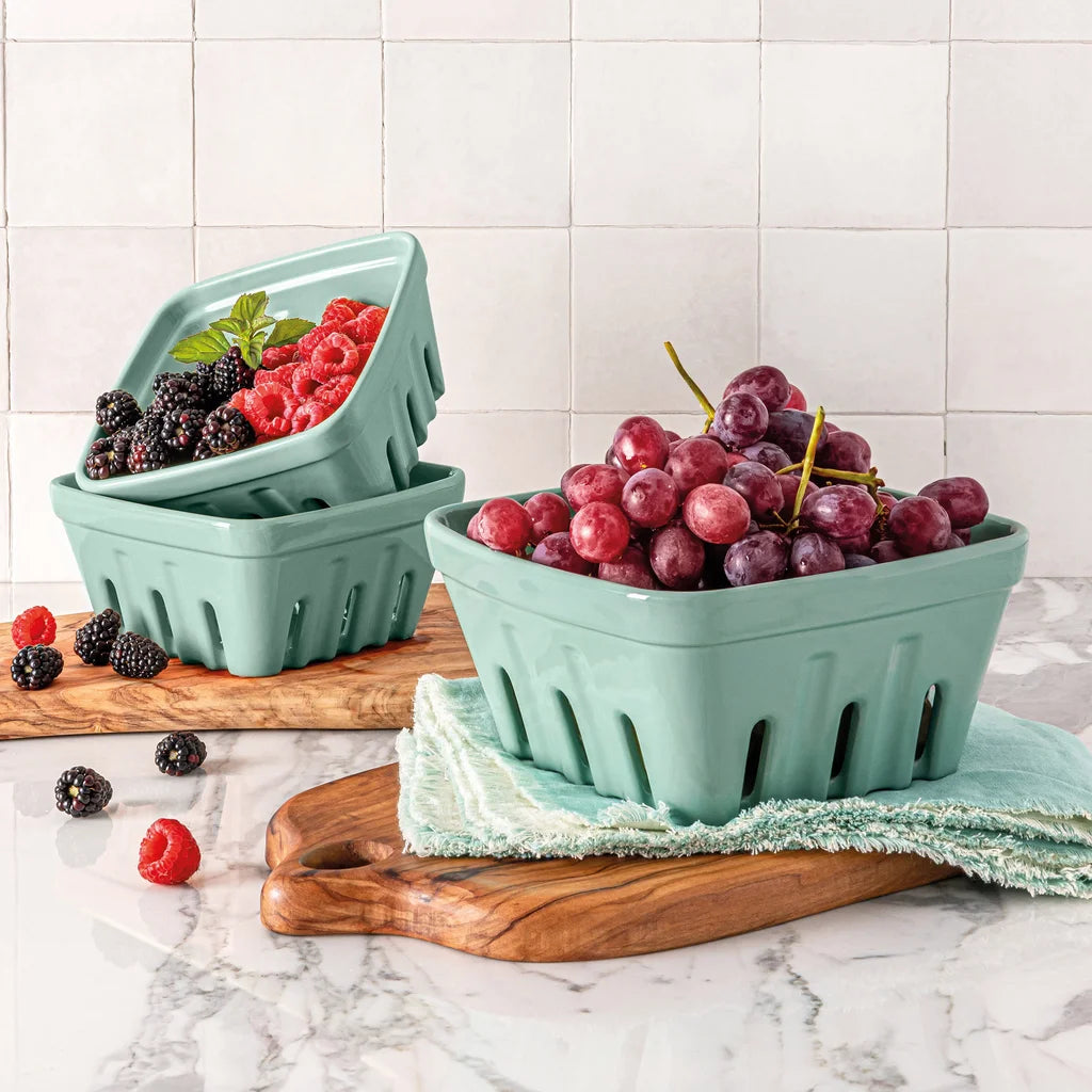 Over&back 3-piece Multipurpose Berry Baskets – Veruca San Elijo