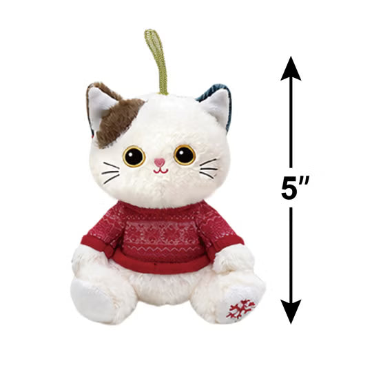 Plush Ornament Advent Calendar, Set of 12, Cats or Dogs