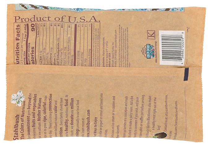 Stahlbush Island Farms Frozen Marion Blackberries, 10 oz