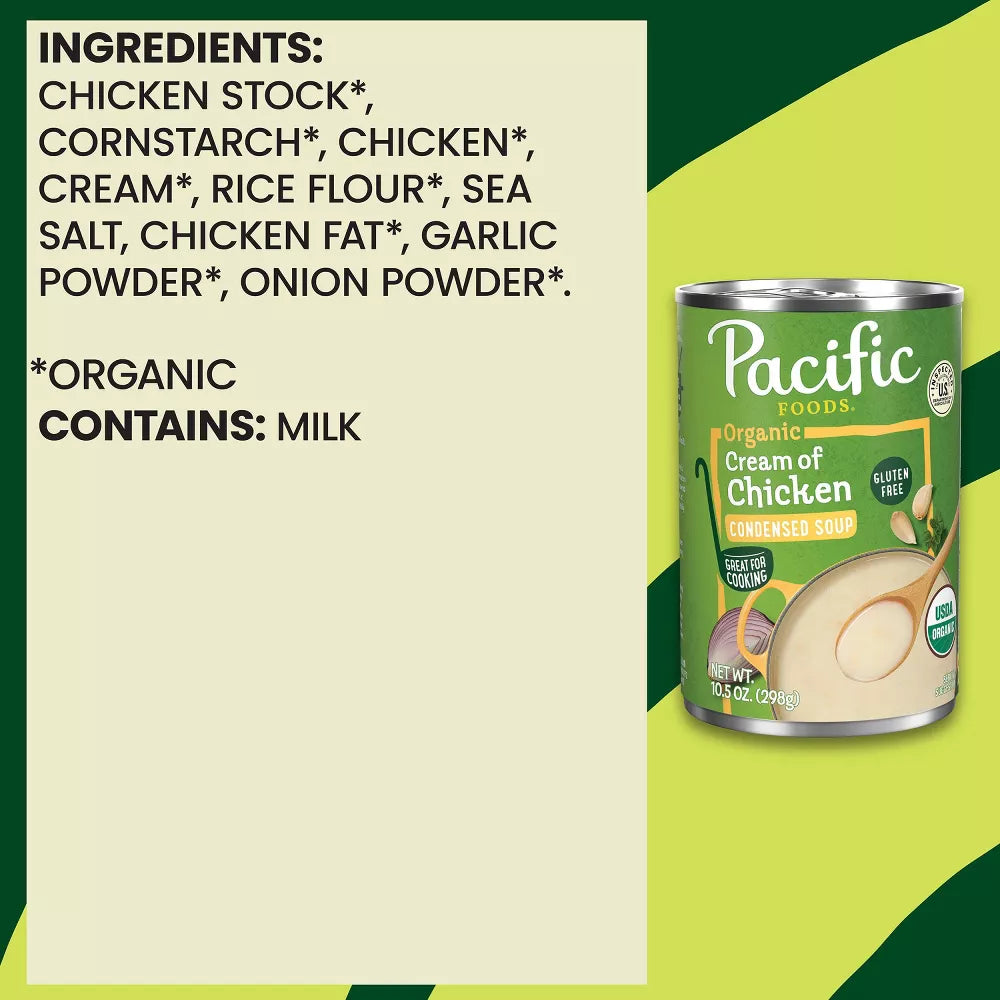 Pacific Foods Organic Cream of Chicken Condensed Soup, 10.5 oz