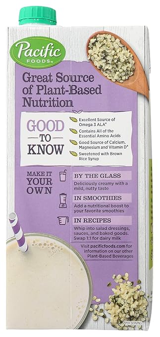 Pacific Foods Original Hemp Milk, 32 oz