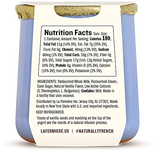 La Fermiere Vanilla Bean Yogurt 4.9 oz