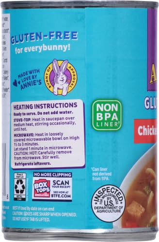 Annie’s Homegrown Gluten Free Chicken & Pasta Soup, 14 oz