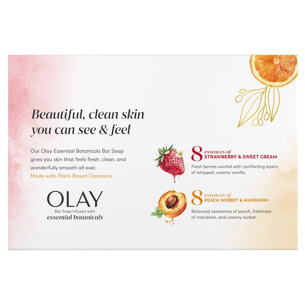 Olay Essential Botanical Bar Soap, 3.75 oz, 16 Bars