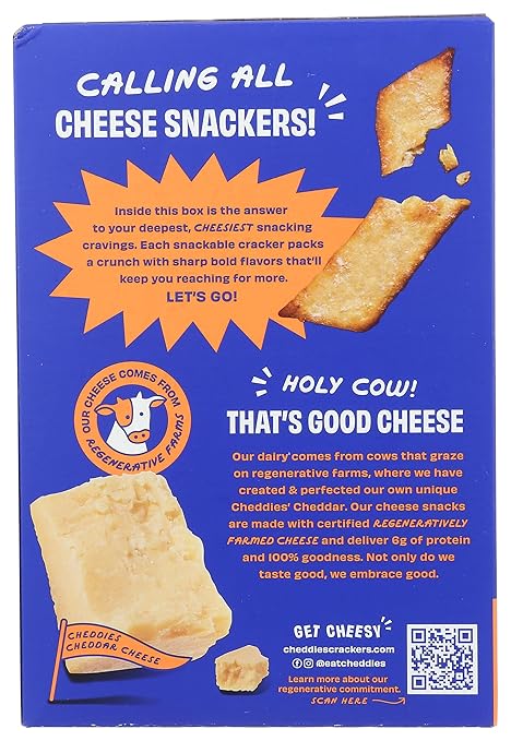Cheddies Double Cheddar Cheesy Crackers, 4.2 oz