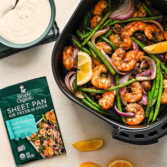 Simply Organic Mediterranean Lime Seasoning Mix, 0.85 oz