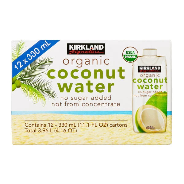 Kirkland Signature Organic Coconut Water 12 ct, 11.1 oz