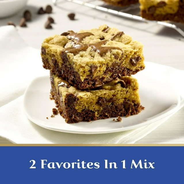 Ghirardelli Brownie Cookie Bar Premium Brownie Mix, 16.5 oz