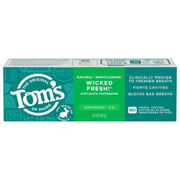 Tom's of Maine 'Wicked Fresh!' Spearmint Fluoride Toothpaste, 4 oz