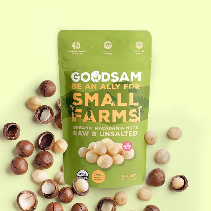 Goodsam Nuts Raw Macadamia, 8 oz