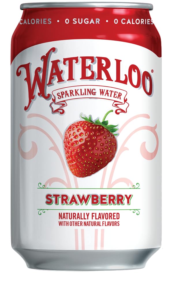 Waterloo Strawberry Sparkling Water, 12 pk