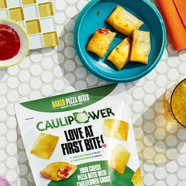 Caulipower Love at First Bite! Frozen Four Cheese Pizza Bites, 7.5 oz