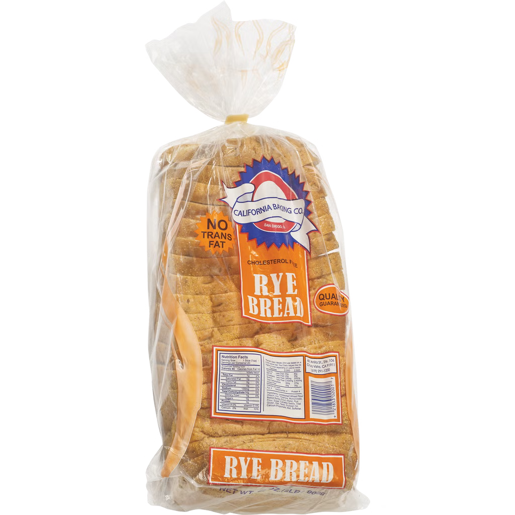 California Baking Co. Rye Bread, 2 lbs