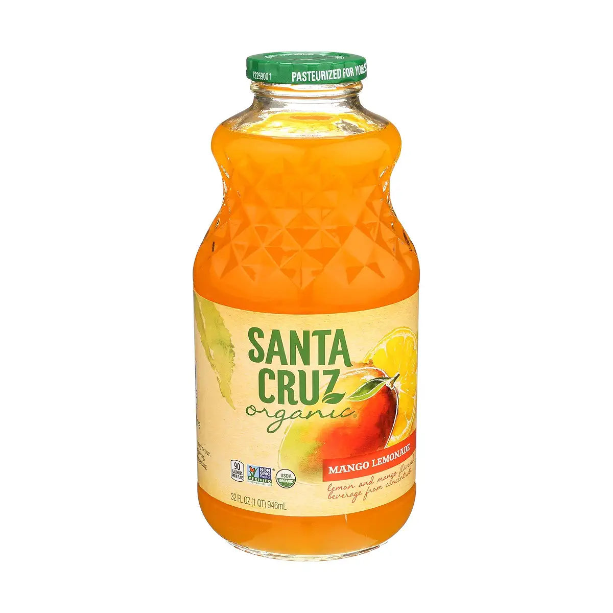 Santa Cruz Organic Mango Lemonade, 32 fl oz