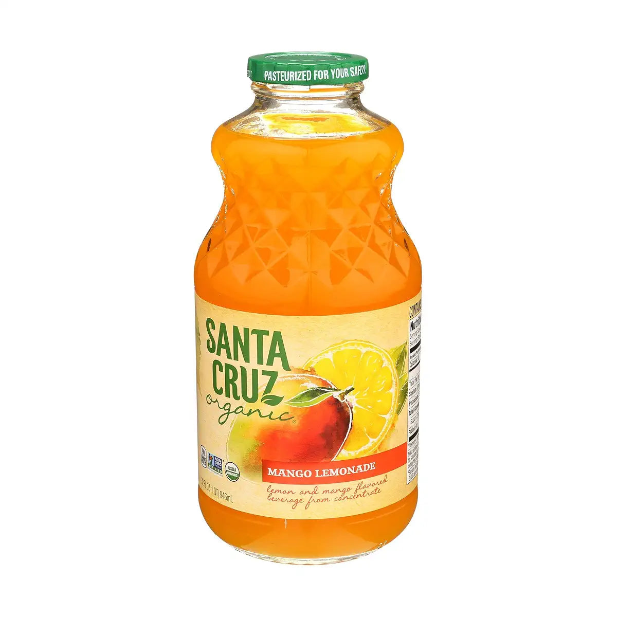 Santa Cruz Organic Mango Lemonade, 32 fl oz