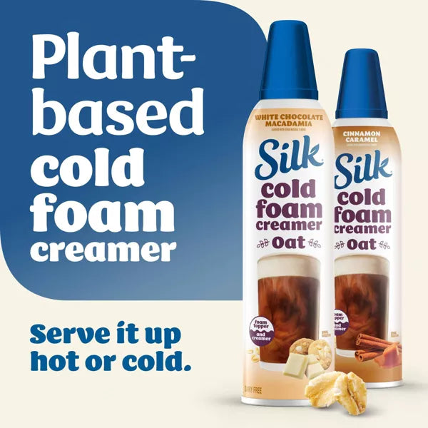 Silk Cold Foam White Chocolate Macchiato Creamer, 14 oz