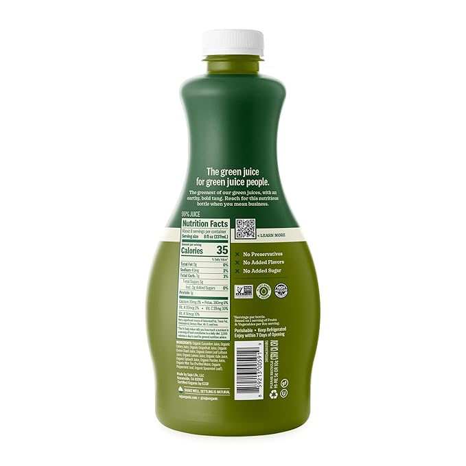 Suja Organic Uber Greens Juice, 46 oz