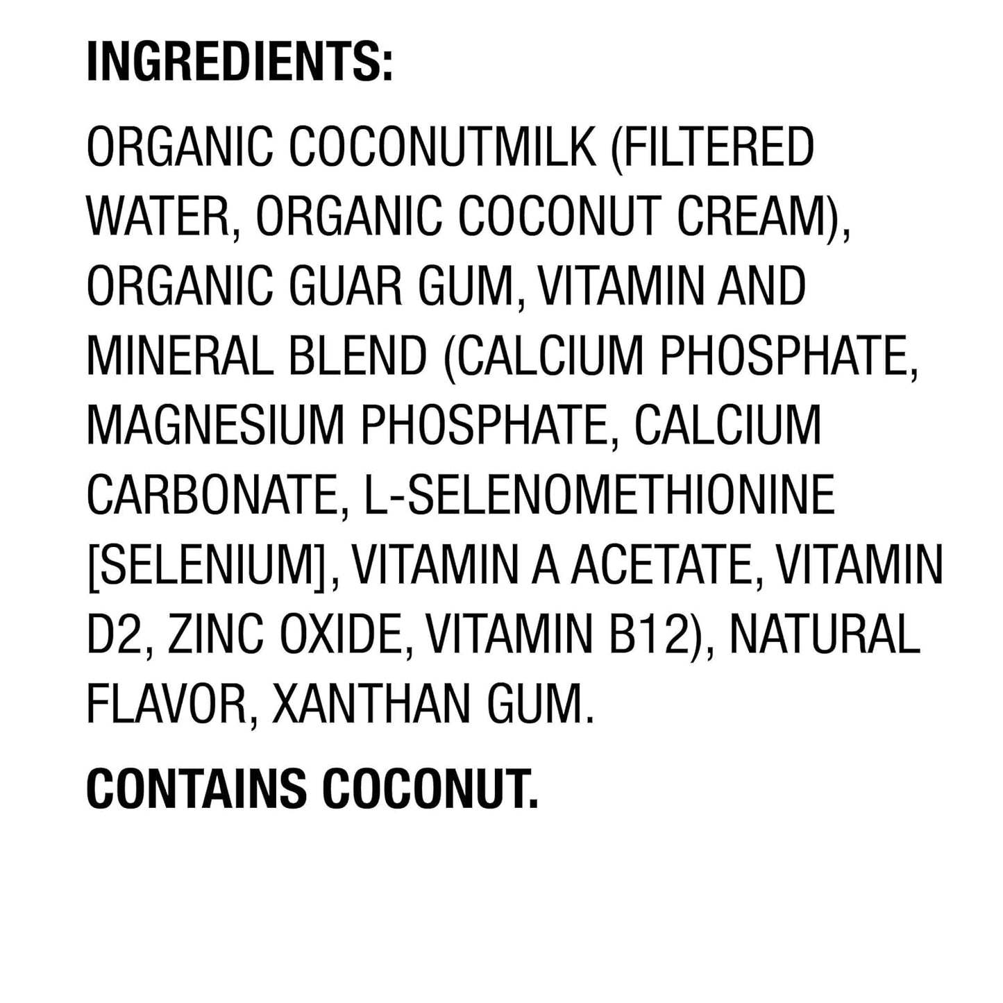 So Delicious Dairy Free Organic Unsweetened Vanilla Coconut Milk, 32 oz