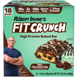 Fit Crunch Mint Chocolate Chip Protein Bars 18 ct, 1.62 oz