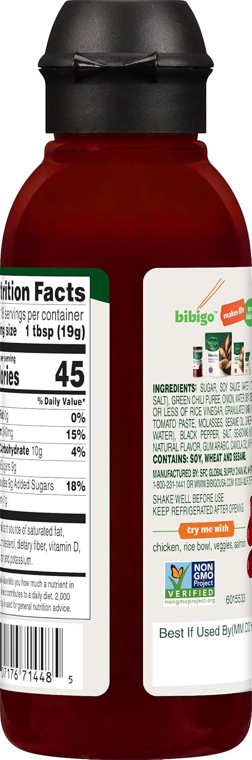 Bibigo Korean BBQ Spicy Drizzle Sauce, 12.16 oz