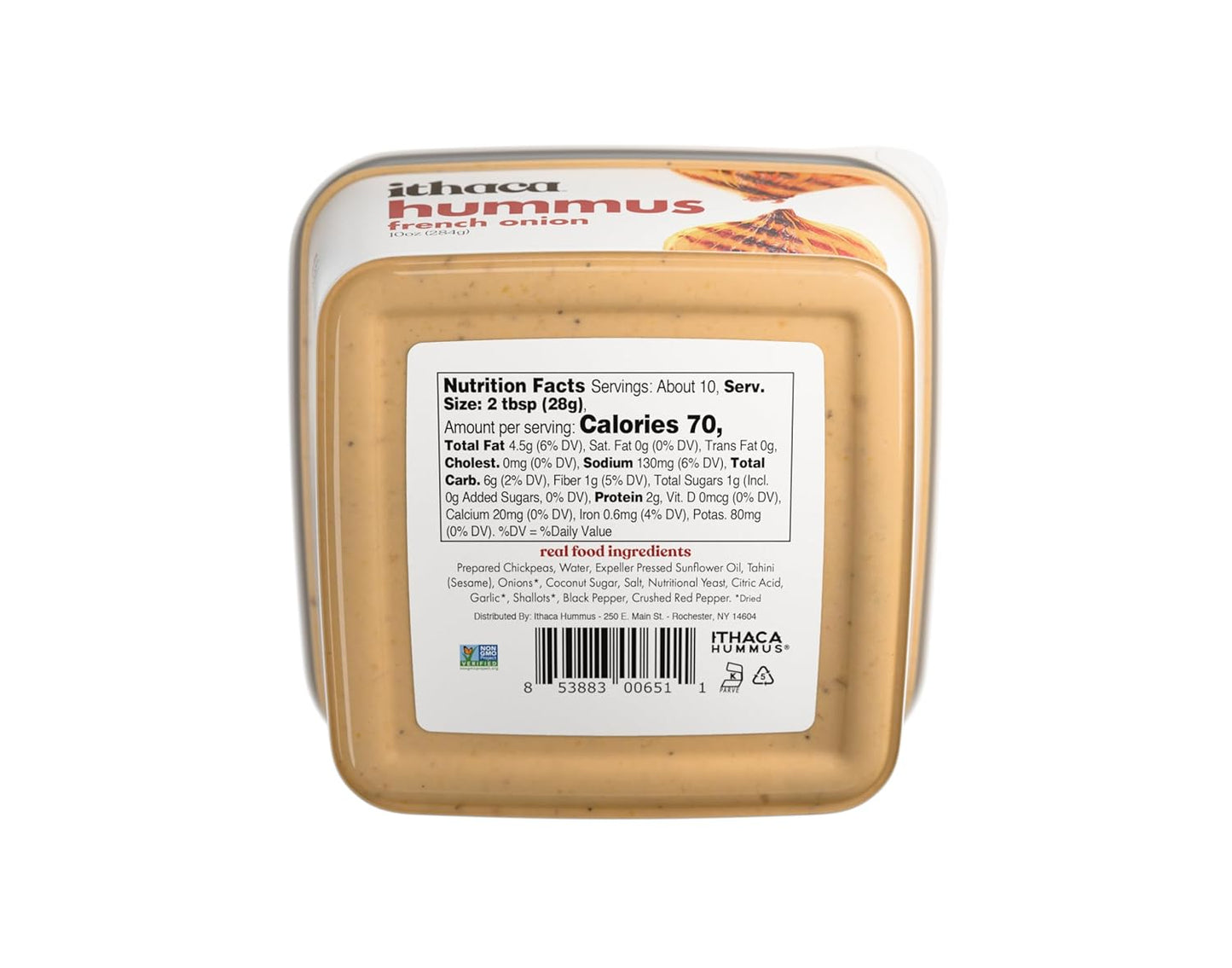 Ithaca Cold Crafted French Onion Hummus, 10 oz