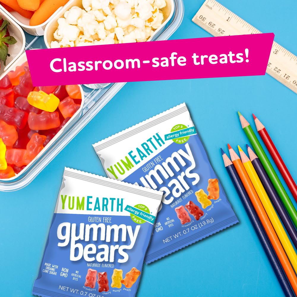 YumEarth Gummy Bears 10 pk, 7 oz