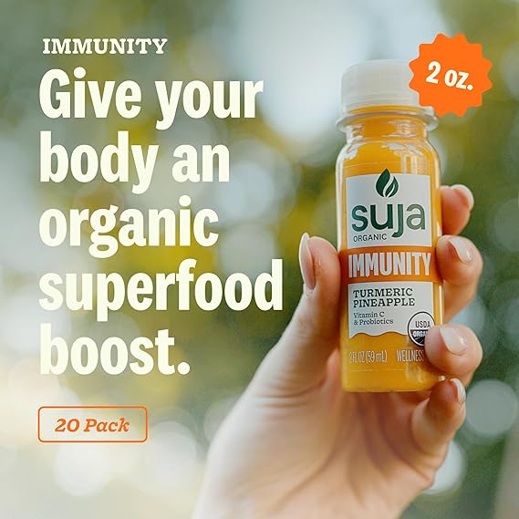 Suja Organic Turmeric Pineapple Immunity Shot, 2 oz