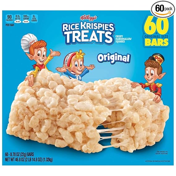 Kellogg's Rice Krispies Treats 60 ct, .78 oz