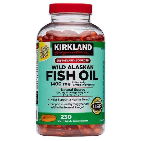 Kirkland Wild Alaskan Fish Oil 1400 mg, 230 Count