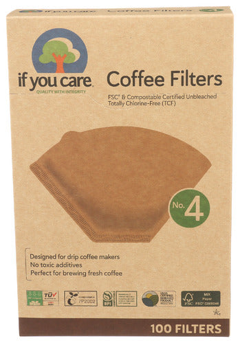 If You Care Unbleached Coffee Filters No. 4, 100 Count