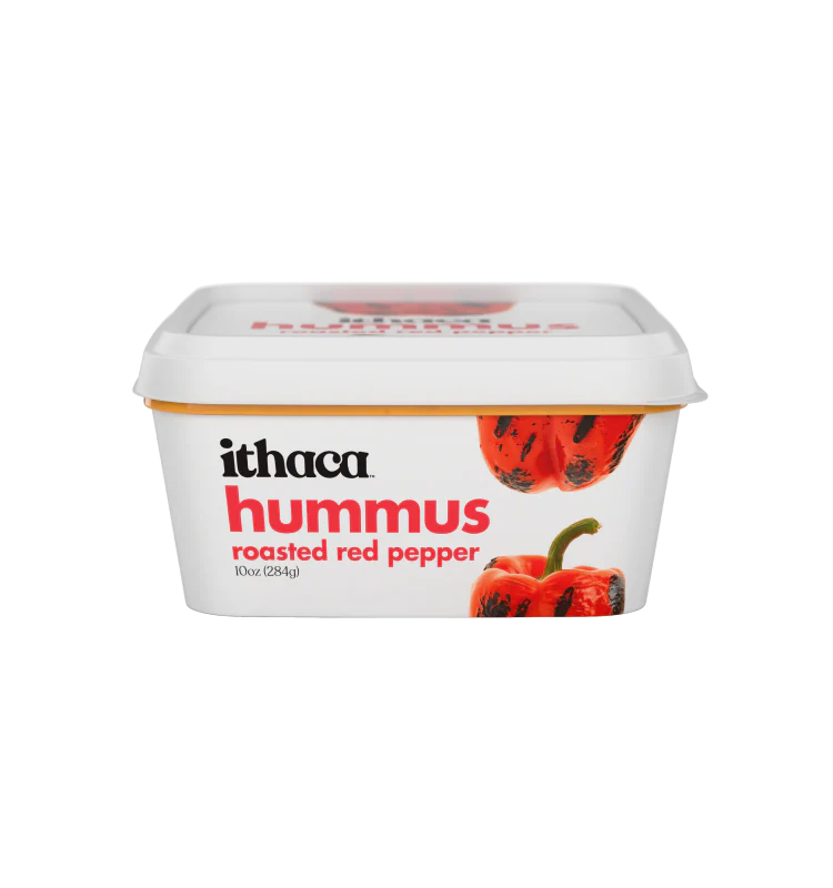 Ithaca Cold Crafted Roasted Red Pepper Hummus, 10 oz