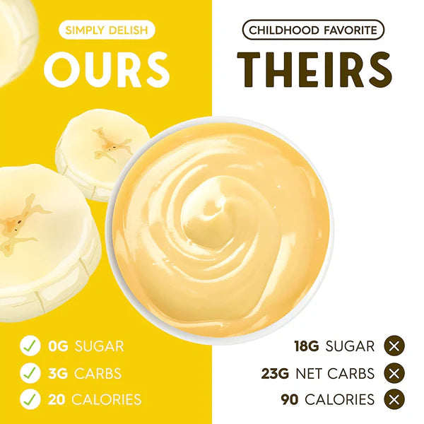 Simply Delish Pudding Banana Instant Sugar Free, 1.7 oz