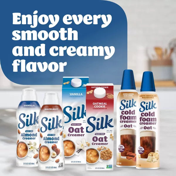 Silk Cold Foam White Chocolate Macchiato Creamer, 14 oz