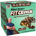 Fit Crunch Mint Chocolate Chip Protein Bars 18 ct, 1.62 oz