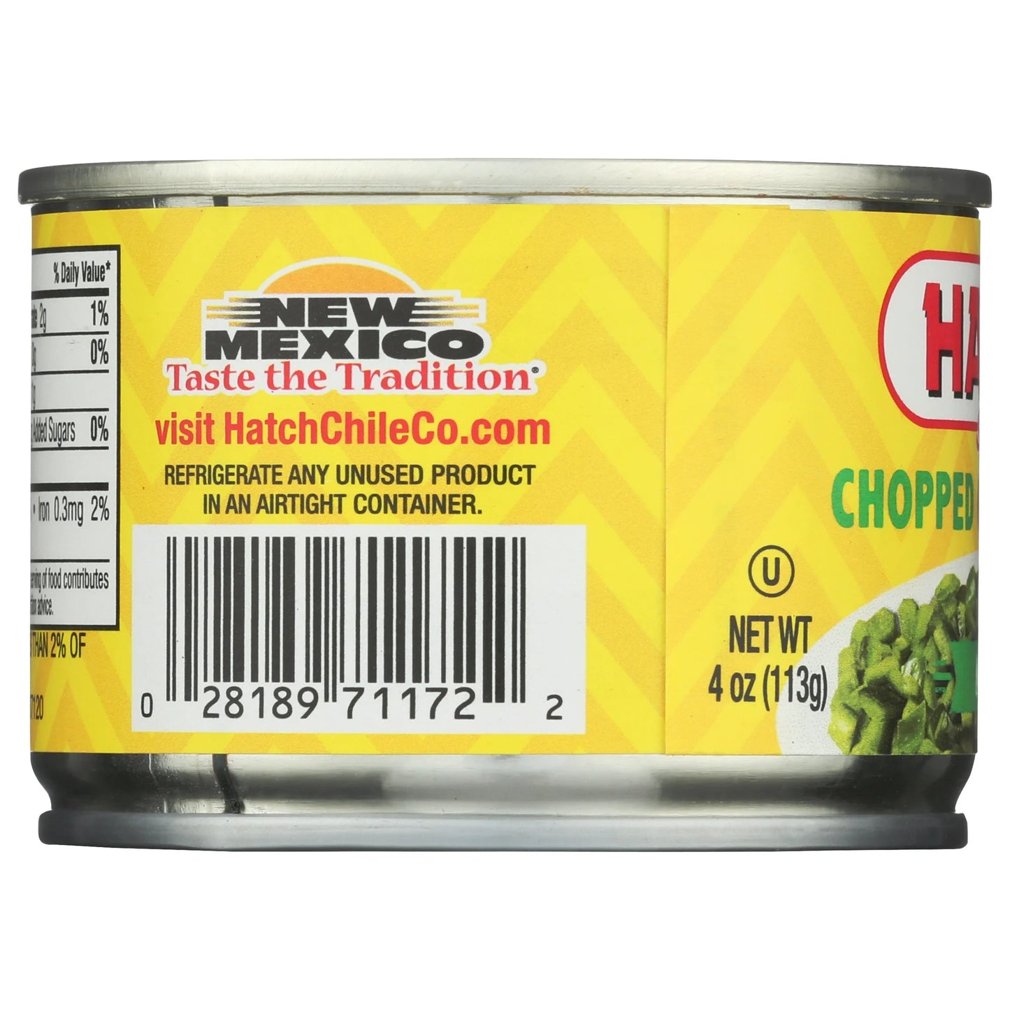 Hatch Select Diced Green Chiles Mild, 4 oz