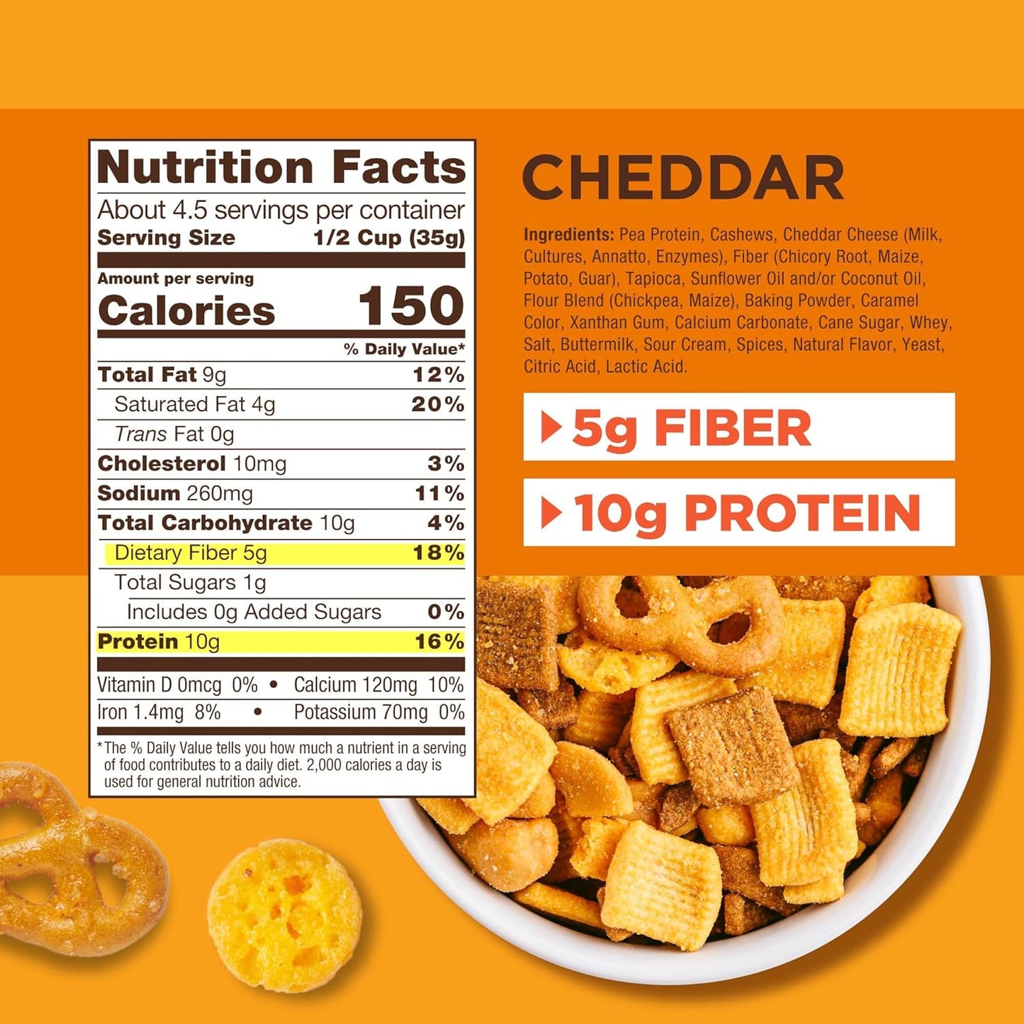 Catalina Crunch Cheddar Snack Mix, 5.25 oz