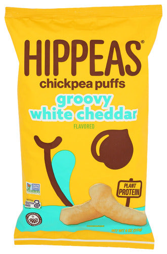 Hippeas White Cheddar Chickpea Puffs, 4 oz