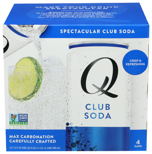 Q Tonic Club Soda, 4 Count