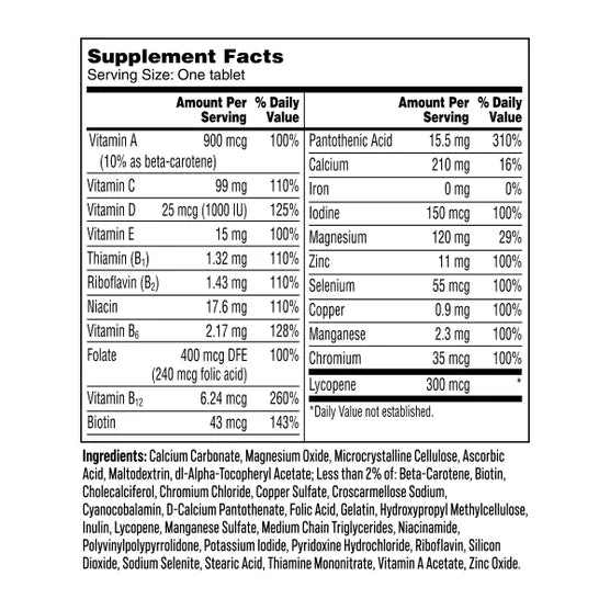 One A Day Men's Multivitamin, 300 Tablets