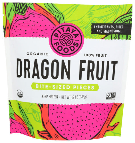 Pitaya Foods Organic Bite Sized Dragon Fruit, 12 oz