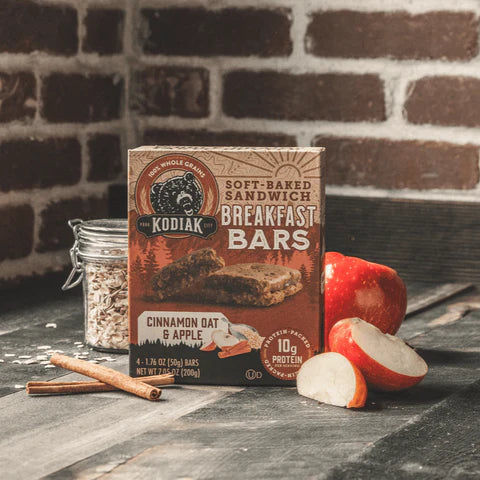 Kodiak Cinnamon Oat & Apple Soft-Baked Sandwich Breakfast Bars, 7.05 oz