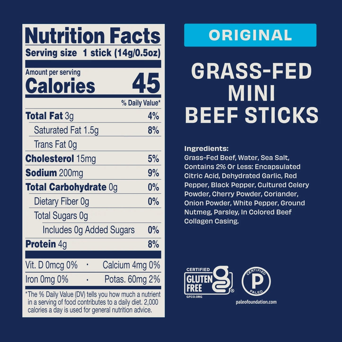 Country Archer Mini Beef Sticks Original, 16 Count