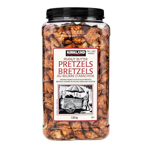 Kirkland Signature Peanut Butter Filled Pretzel Nuggets, 55 oz
