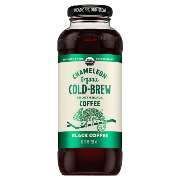 Chameleon Cold Brew Organic Ready-To-Drink Black Coffee, 10 oz