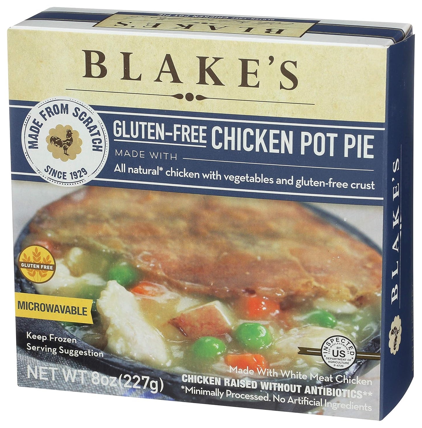 Blake's All Natural Gluten-Free Chicken Pot Pie, 8 oz
