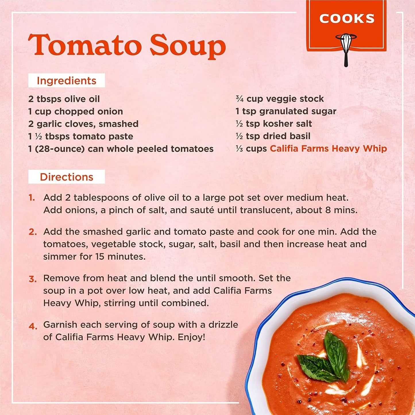 Califia Farms Dairy-Free Heavy Whipping Cream, 16.9 oz