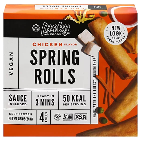 Lucky Chicken Flavor Spring Rolls, 8.5 oz