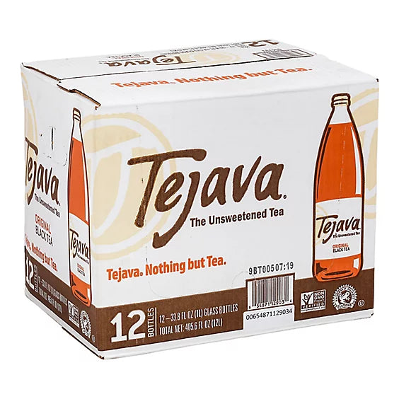 Tejava Unsweetened Original Black Tea, 1 L